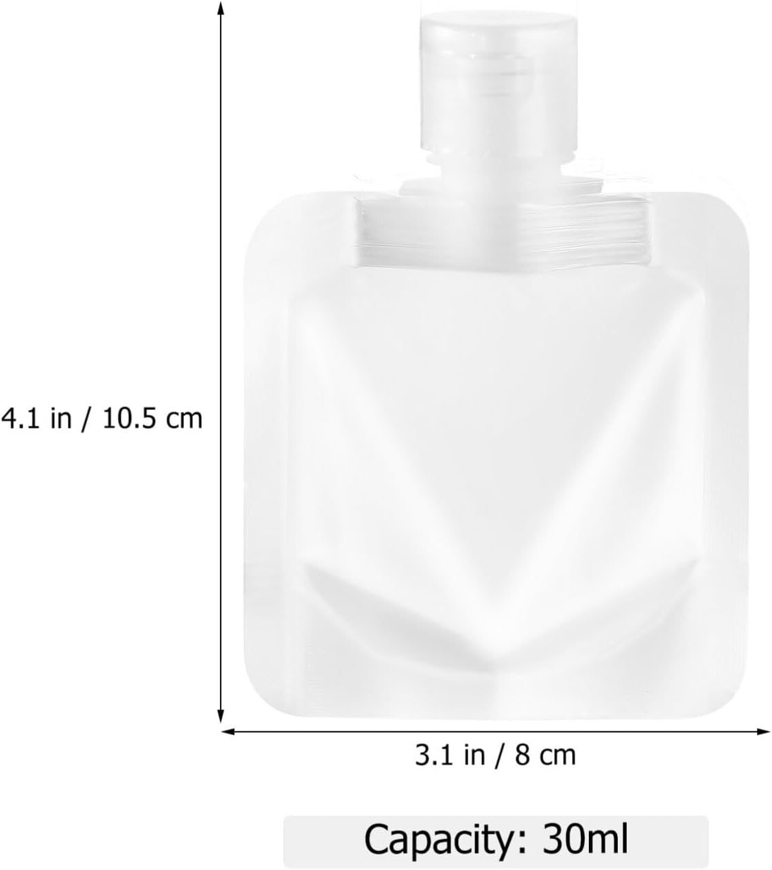 Beaupretty 15pcs Travel Pouches for Toiletries, 30ml Refillable Empty Travel Size Containers, Small Squeeze Pouches Travel Bags for Shampoo Conditioner Lotion Soap