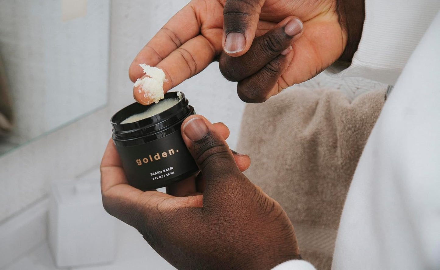 Golden Grooming Co. Beard Kit Bundle: Complete Beard Care - Beard Oil, Balm, Shampoo - All-Natural - Softens, Strengthens, and Nourishes Hair & Skin - Promotes Growth & Grooming - Gift for Him