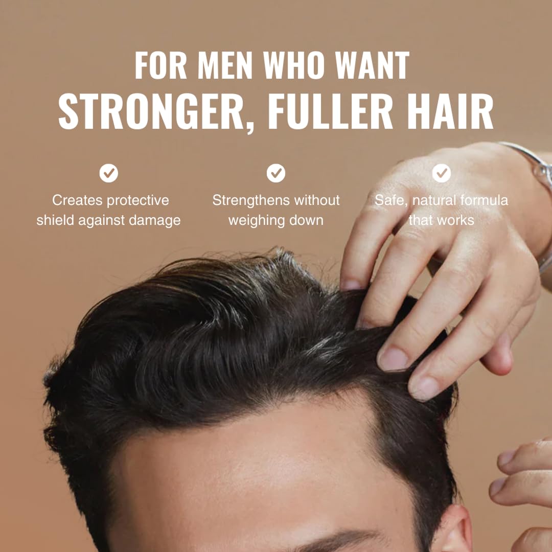 Mane Root Activator & Hair Growth Conditioner for Men (250ml) - Thickening Conditioner for Stronger Follicles, Healthy Roots & Scalp - Volumize, Full & Thicker Hair for Men