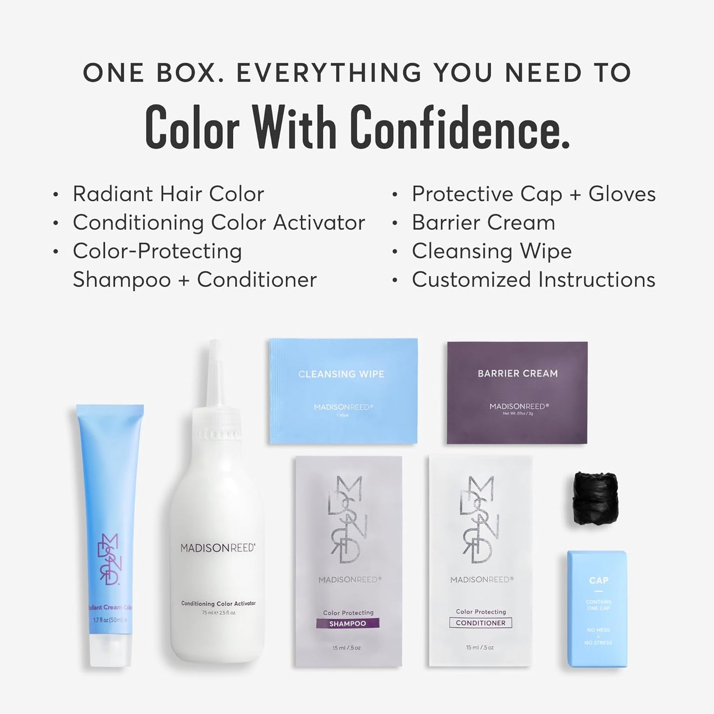 Madison Reed Radiant Hair Color Kit | 4NMG Darkest Chocolate Brown with Warm Mahogany Tones (Bolzano) for 100% Gray Hair Coverage | Dimensional Permanent Hair Dye | PPD-Free & Ammonia-Free | 1 Pack