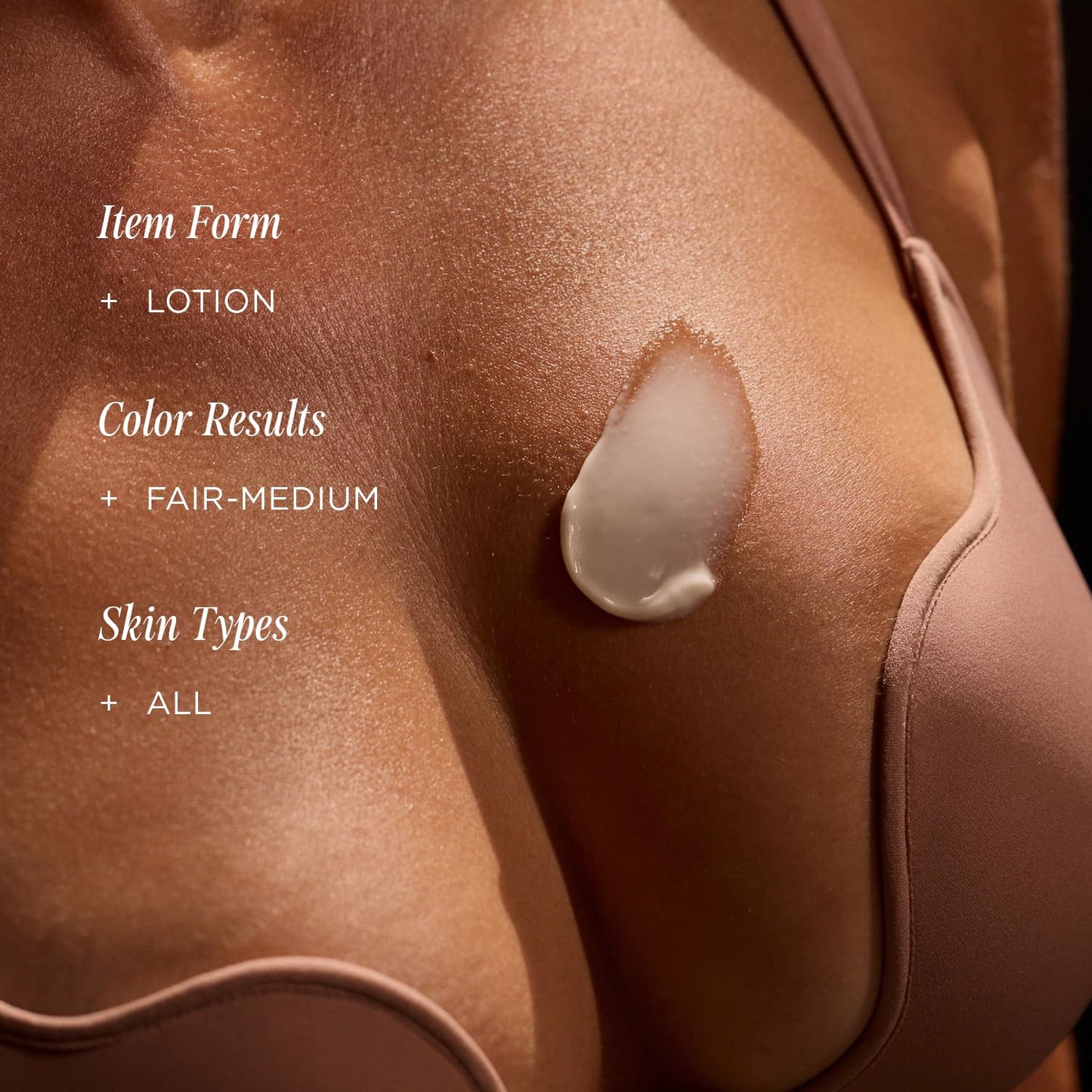 + Lux Unfiltered N°32 Body Sculpting Gradual Tanning Lotion - Self Tanner Firming Body Lotion with Peptides and Caffeine - Firms & Tones Skin - Vegan & Cruelty-Free Sunless Tanner - Sandstone