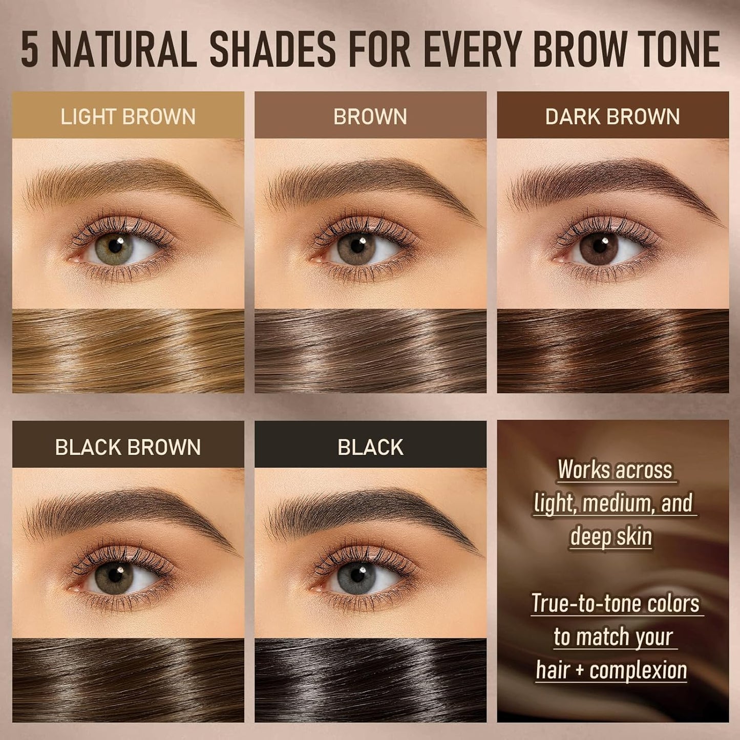 Dual-Ended Microblading Eyebrow Pencil for Women, 2 in 1 Liquid Eyebrow Pencil with Curved Tip and 4D Brow-Fection Microblading Pen, Shaped Fill HairLike Waterproof Lasting Eyebrows 02 Brown