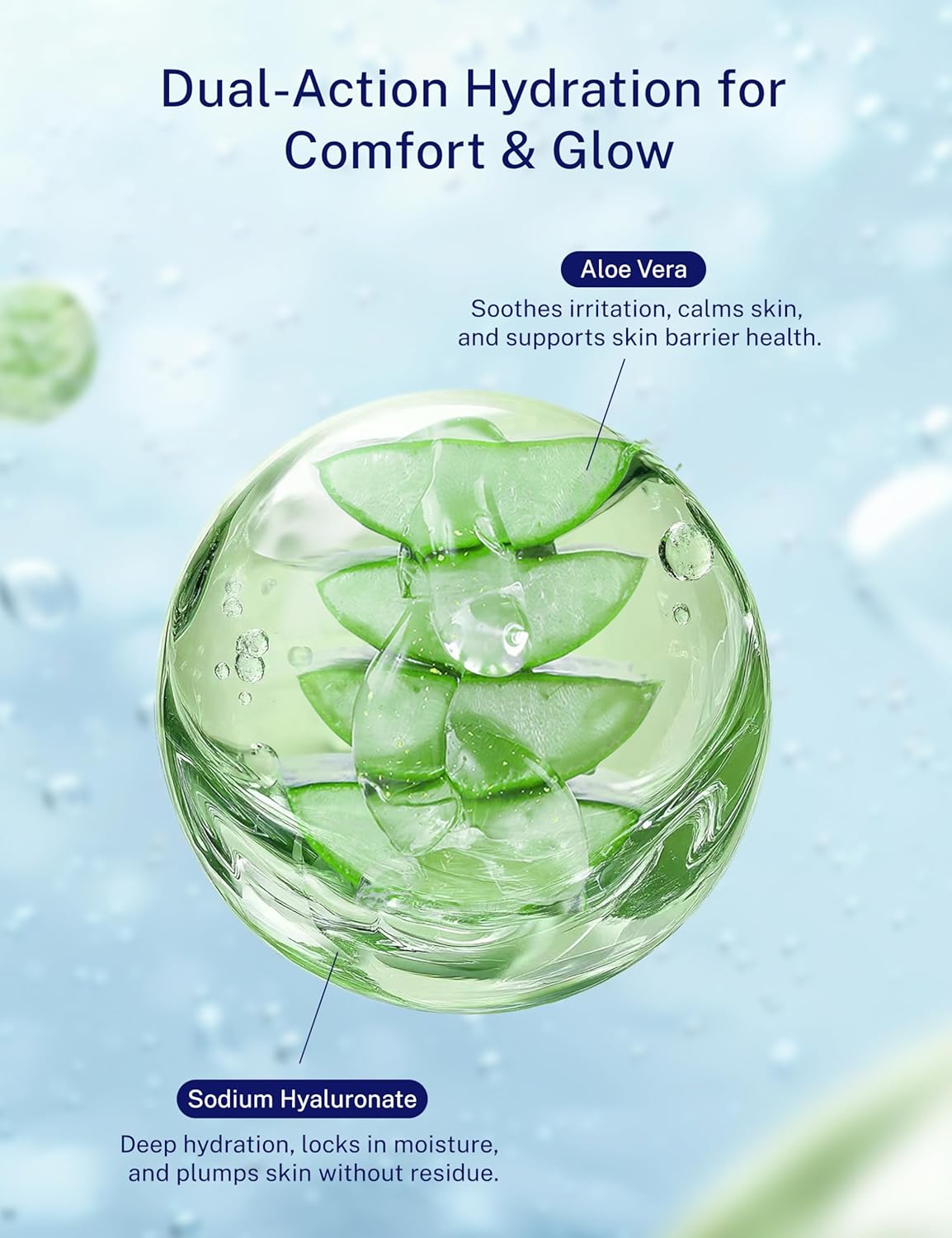 10oz Microcurrent Conductive Gel – Hydrating Gel with Hyaluronic Acid & Aloe Vera – Fragrance-Free, Paraben-Free, Non-Irritating – Safe for All Skin Types